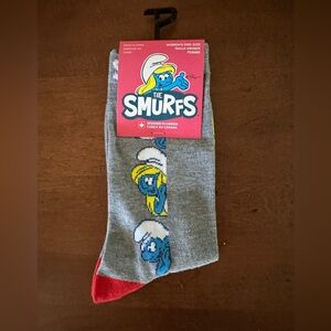 ☀️3/$10 The Smurfs lady socks ( see description)